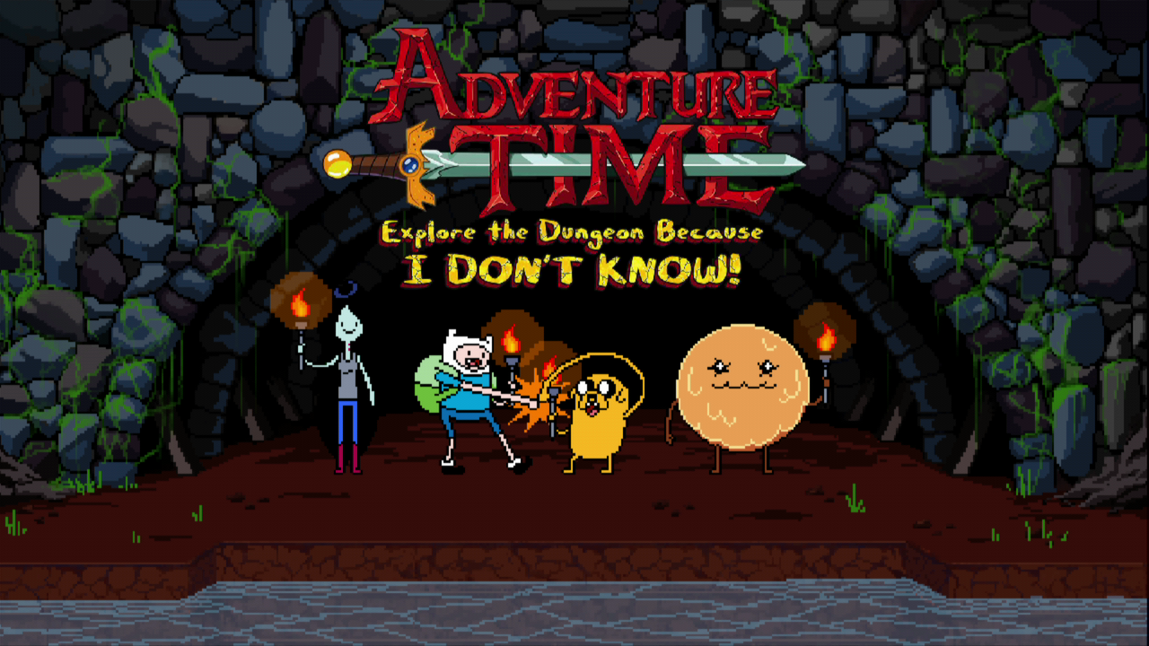 http://www.familyfriendlygaming.com/Images/2013/Pics/Adventure%20Time%20Explore%20the%20Dungeon%20Because%20I%20DONT%20KNOW/Launch/Adventure%20Time%20Video%20Game%20Title%20Screen.png