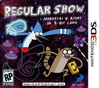 Mordecai and Rigby in 8-bit