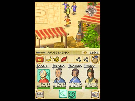 avatar the legend of aang nintendo ds