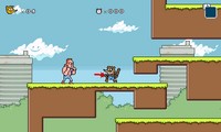 Regular Show Mordecai and Rigby In 8-Bit Land