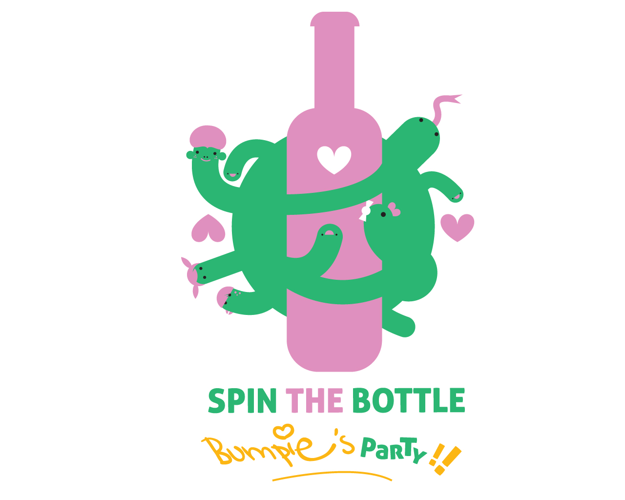 U spin. Spin the Bottle.