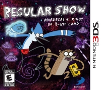 Regular Show Mordecai and Rigby In 8-Bit Land